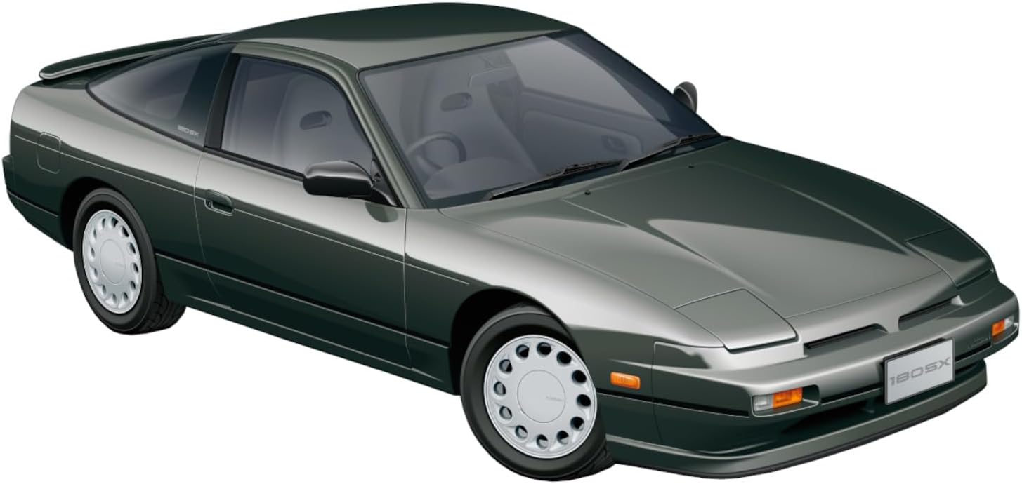 Aoshima 1/24 The Model Car Series No. 88 Nissan RS13/RPS13 180SX TYPE II '89/'91 - BanzaiHobby