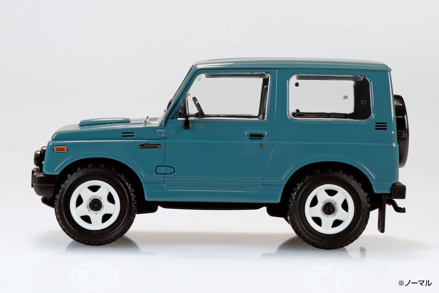 Aoshima 1/32 RakuPla Snap Kit No.18CU-BG Suzuki JA11 Jimny Custom Wheel (Blue Gray) - BanzaiHobby
