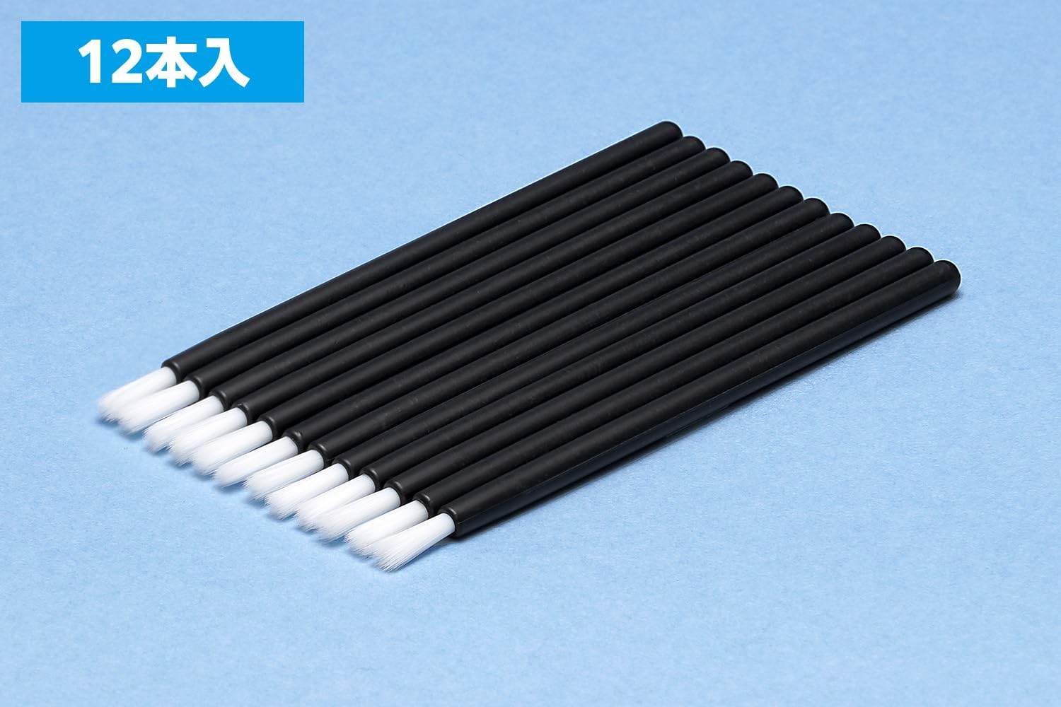 Wave OF-057 Finish Products Series Single Use Type Fine Brush, 12 Pieces - BanzaiHobby