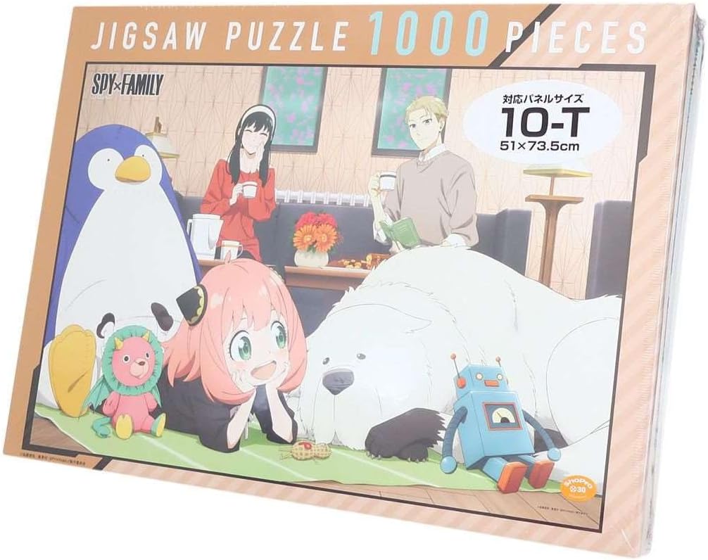 Ensky 1000T-366 A relaxing time SPY×FAMILY - SPY x FAMILY (Puzzle, 1000 Pieces, 51 x 73.5 cm) - BanzaiHobby