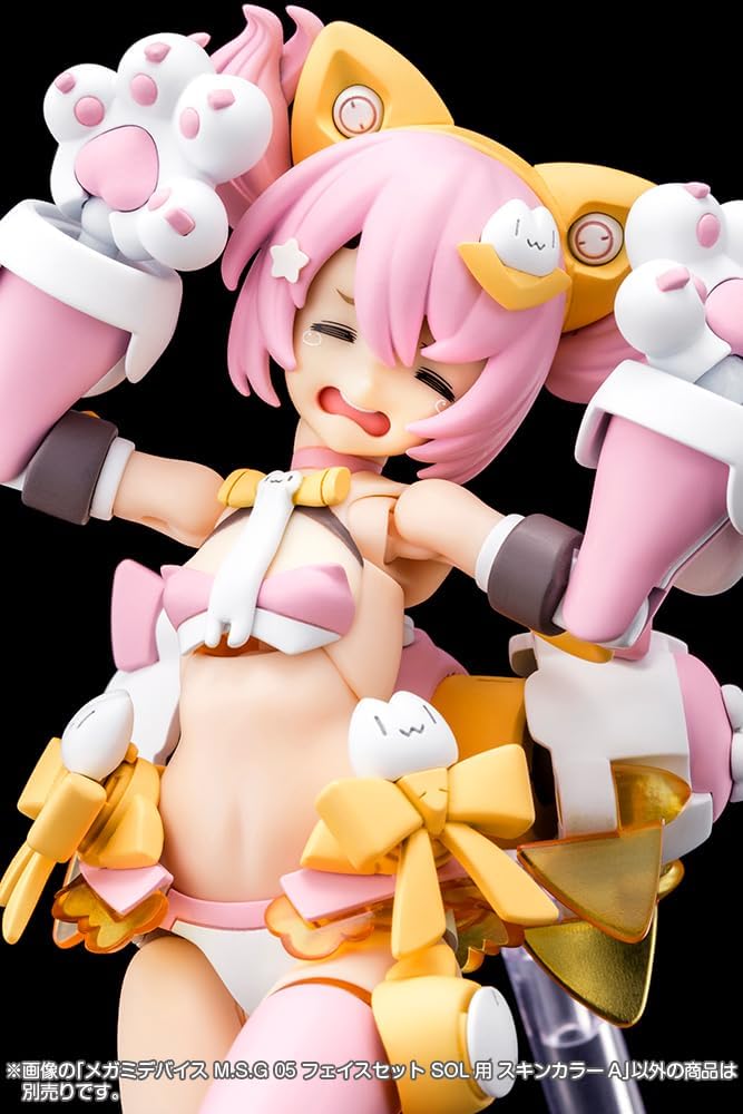 Kotobukiya KP732 Megami Device M.S.G 05 Face Set for SOL Skin Color A - BanzaiHobby