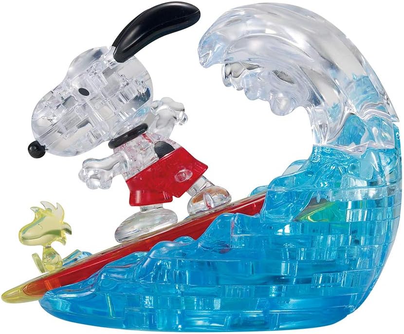 Beverly 50258 Crystal Puzzle Snoopy Surfing 40 Piece - BanzaiHobby