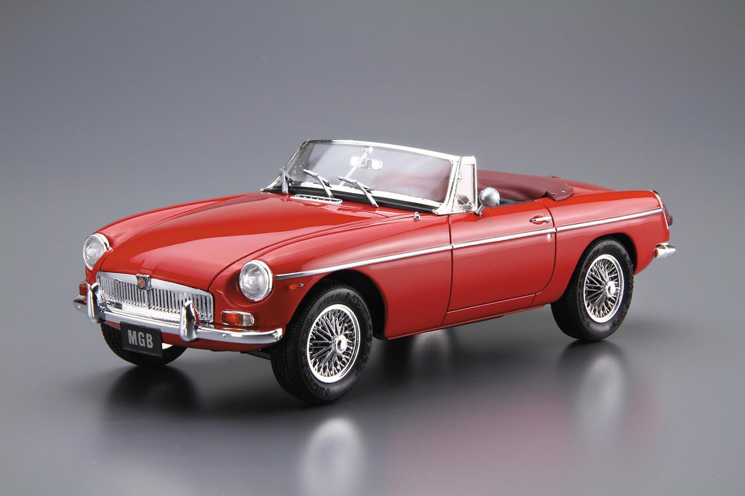 Aoshima 1/24 The Model Car No. 101 BLMC G/HM4 MG-B MK-2 1968 - BanzaiHobby