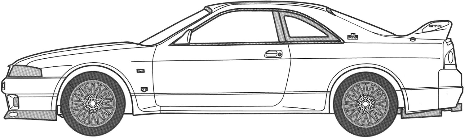 Fujimi 172019 1/24 Wangan Midnight Series No.4 Nissan Skyline GT-R (R33) RGO Wangan-4 - BanzaiHobby