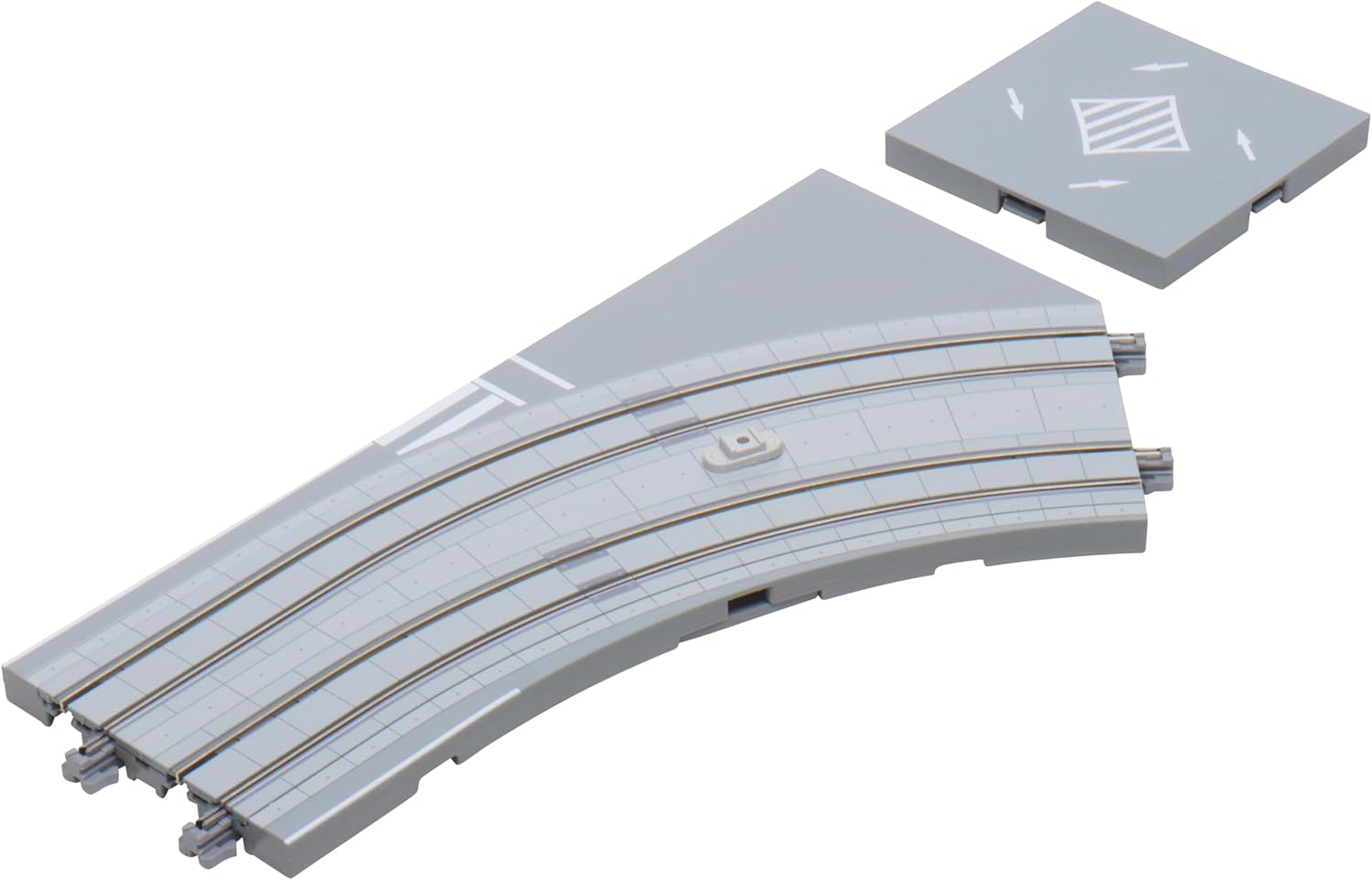 KATO 40-104 N Gauge Unitram Curved Track Plate Intersection Right - BanzaiHobby