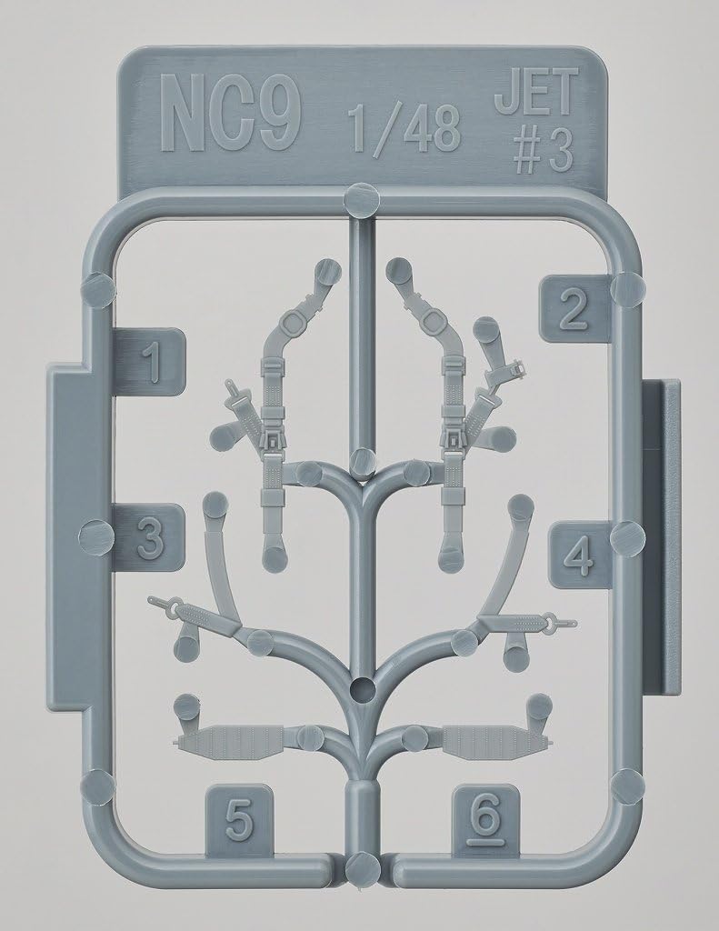 Fine Molds NC09 1/48 Modern Aircraft Seatbelt Set Vol.3 (for MiG-29, Su-27/33 Series) - BanzaiHobby