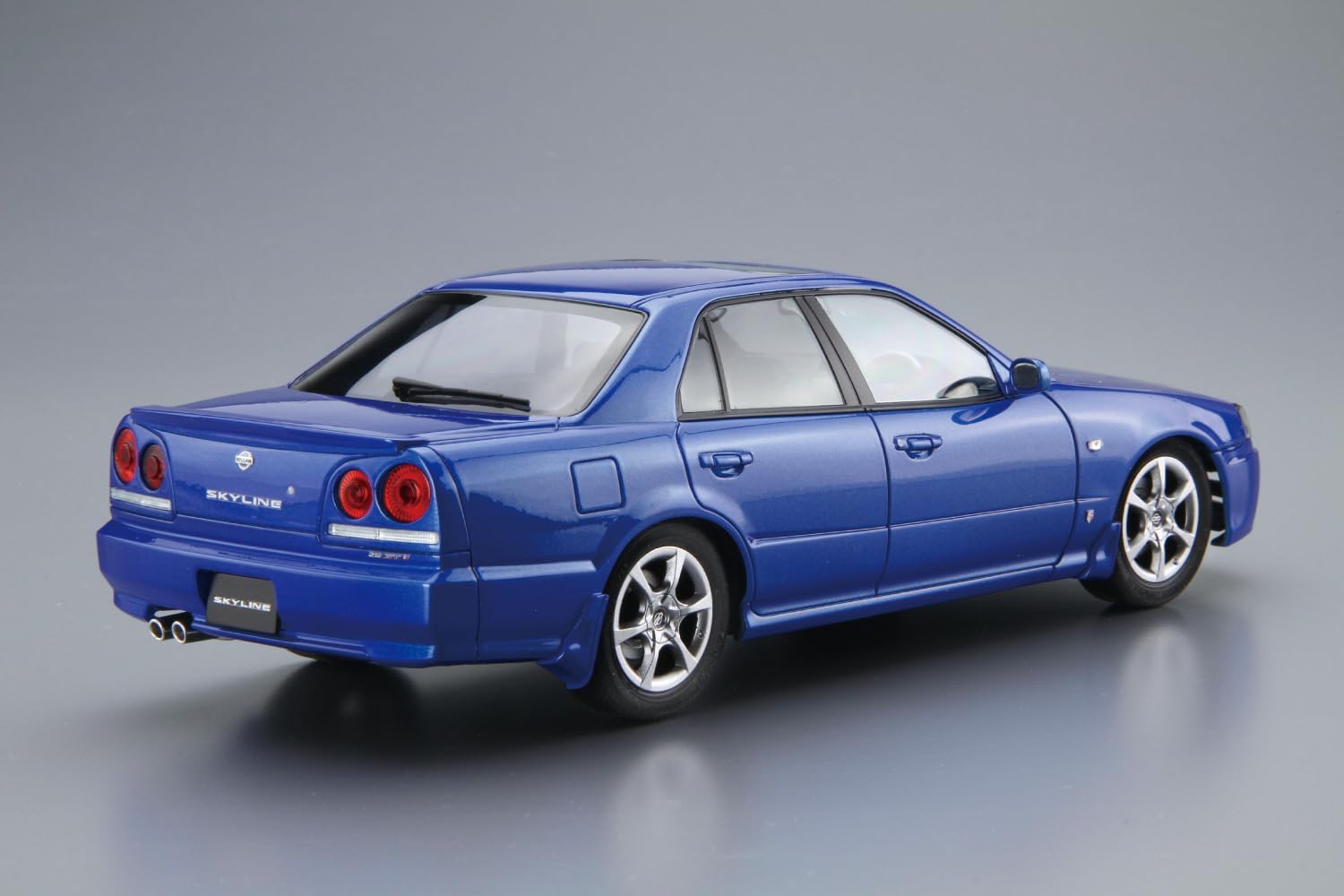 Aoshima 1/24 The Model Car Series No.98 Nissan ER34 Skyline 25GT-X Turbo '98/25GT Turbo '01 - BanzaiHobby