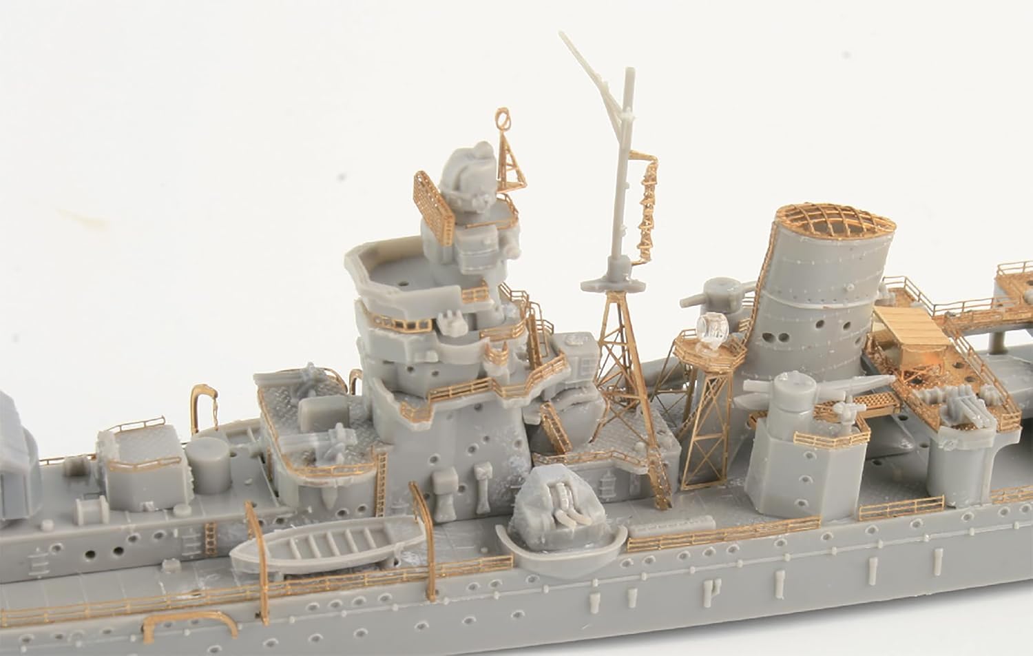 Fujimi 452272 1/700 Japanese Navy Light Cruiser Sakou Full Hull Model (with etched parts) - BanzaiHobby