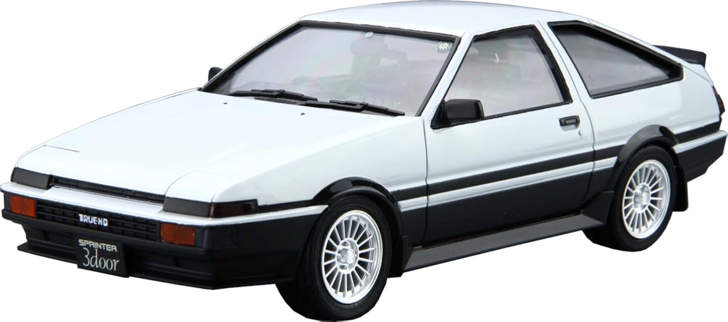 Aoshima 1/24 The Model Car Series No.5 Toyota AE86 Sprinter Trueno GT-APEX '85 - BanzaiHobby