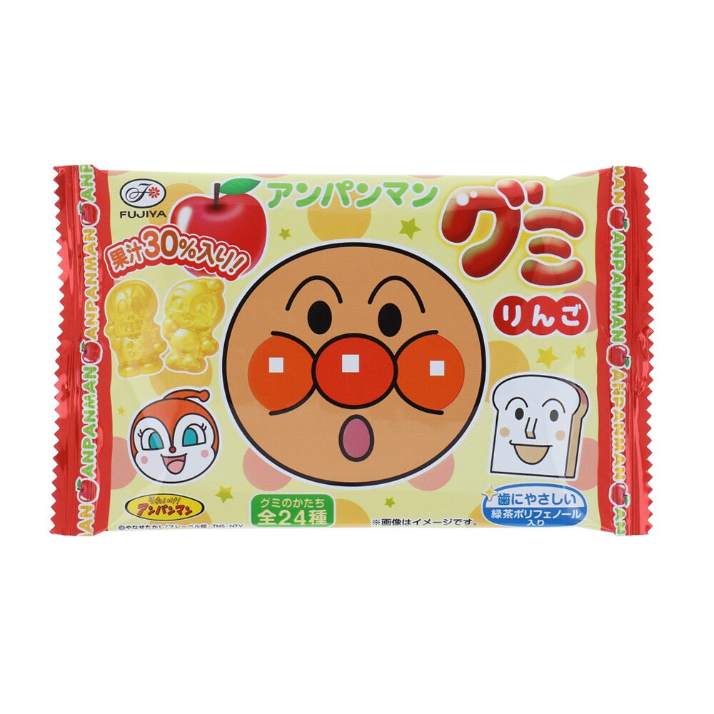 Fujiya Anpanman Gummies - Apple, 1 box (20 packs) - BanzaiHobby