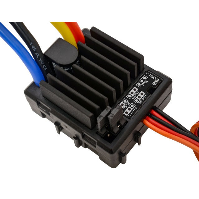 Hitec 61169 Waterproof Brush Motor ESC HT60 (Tamiya Type Connector) - BanzaiHobby