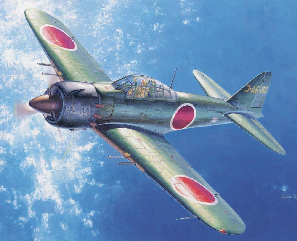 航空機・ヘリコプター Mitsubishi A6M8 ZERO FIGHTER TYPE 54/64 Banzai Hobby - Hasegawa Mitsubishi A6M8 Zero Fighter Type 54