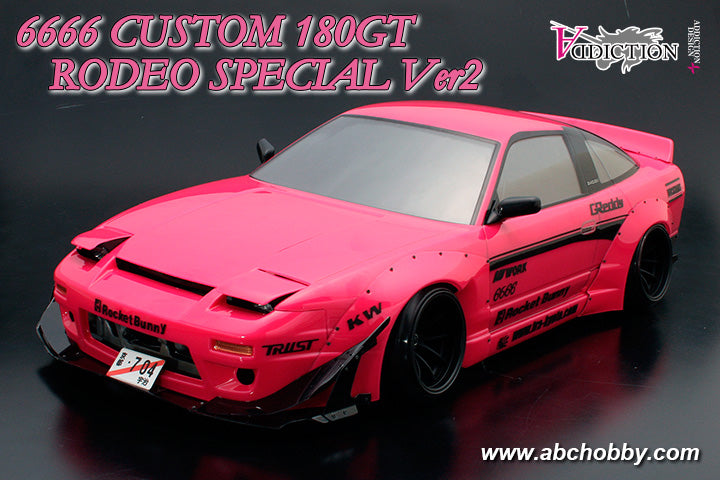 ABC Hobby 67166 1/10 180GT Rodeo Special Rocket Bunny V2 - ABC Hobby Banzai Hobby