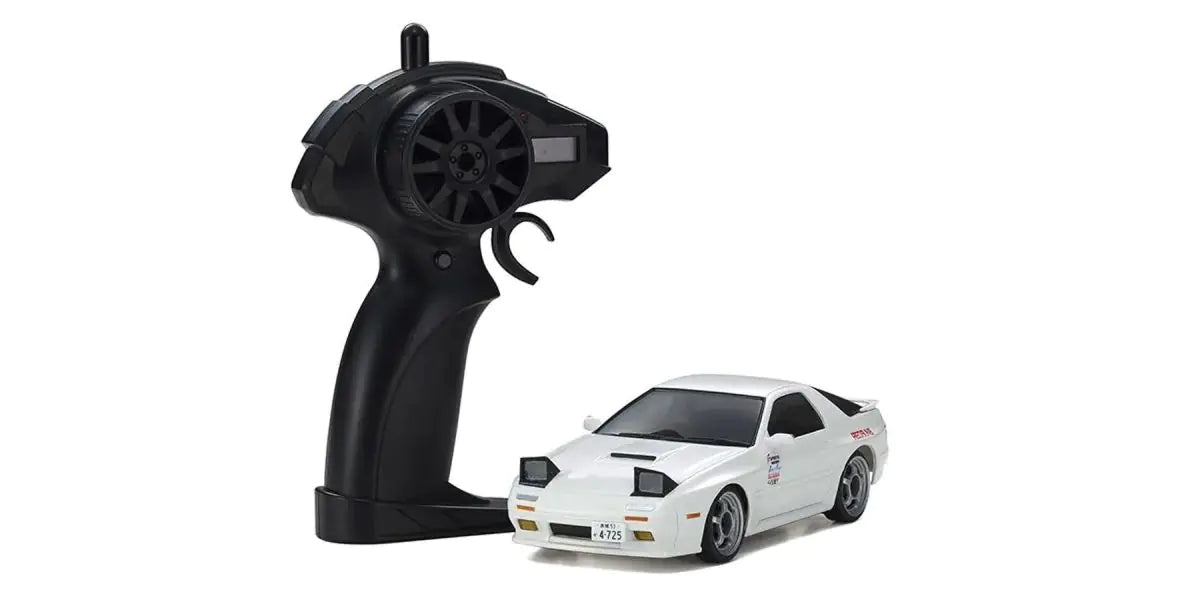 京商　ミニッツ　MAZDA SAVANNA　RX-7 FC3S　頭文字D Kyosho Initial D FIRST MINI-Z for Mazda Savanna RX-7 FC3S (White