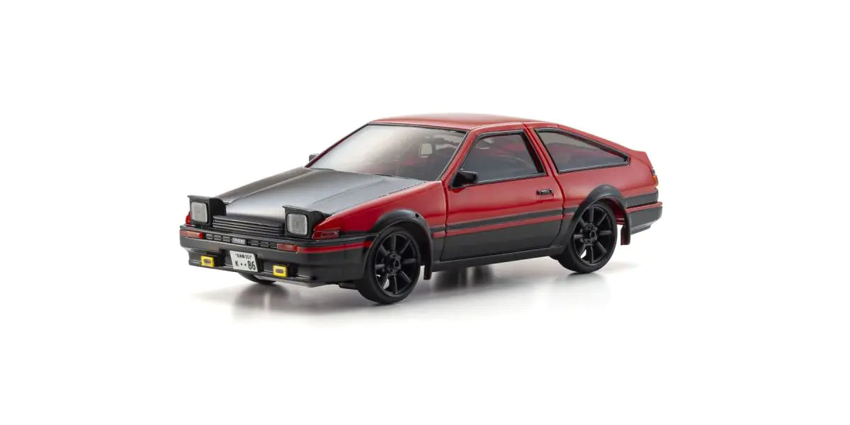 Kyosho 66613 First MiniZ Toyota Sprinter Trueno AE86 (Red / Black) - BanzaiHobby