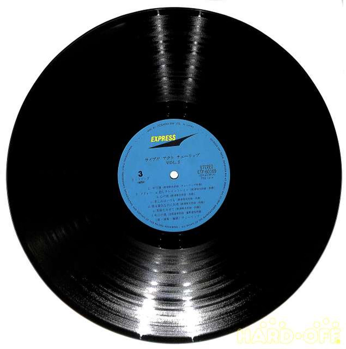 Toshiba EMI Tulip 'Live!! Act Tulip VOL.2' ETP-60168~9 2LP