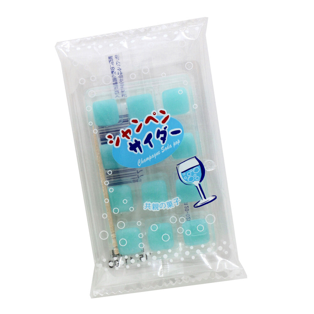 Kyoshin Champagne Cider Mochi Candy, 1 box (20 packs) - BanzaiHobby