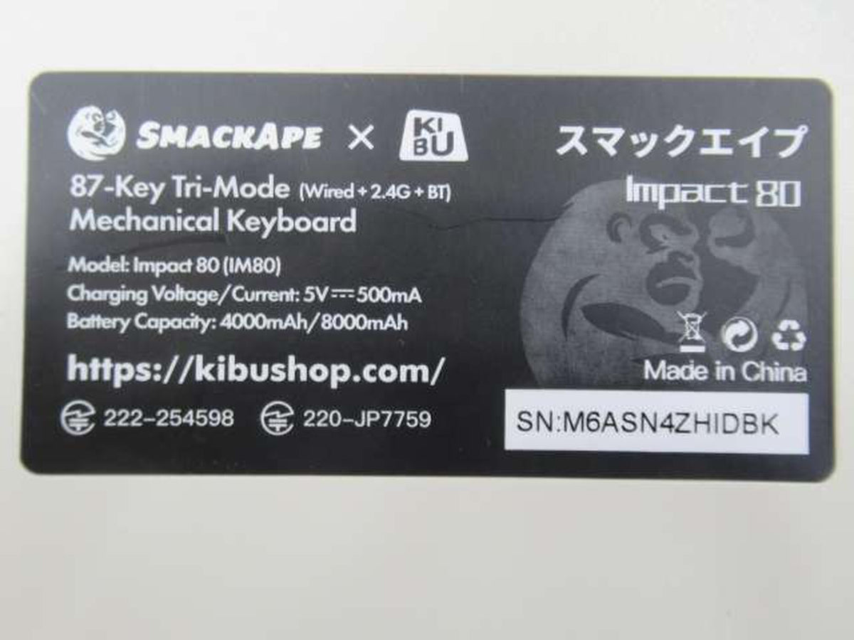 SMACKAPE Gaming Keyboard IMPACT80