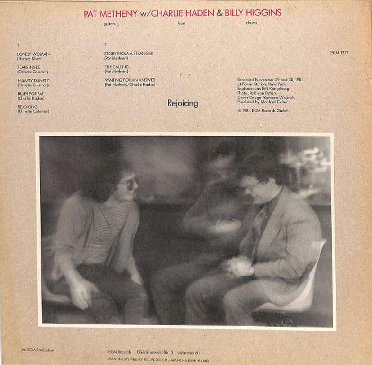Polydor Pat Metheny Trio "Rezoicing" 25MJ3374