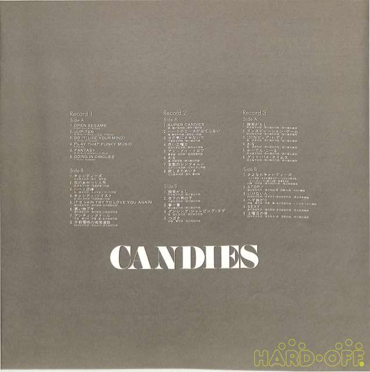 CBS Sony Candies Final Carnival Plus One 60AH-456~8 3LP