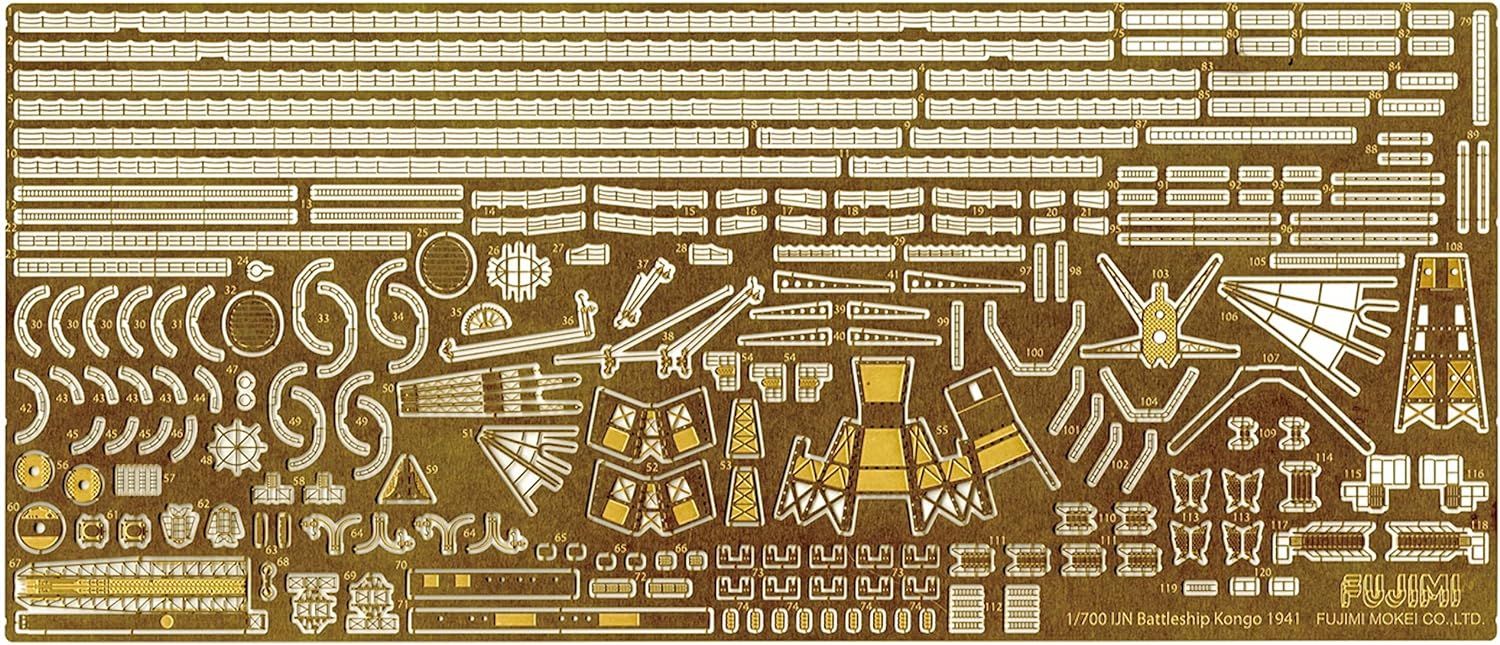 Fujimi 1/700 FH28EX-1 Japanese Navy Battleship Kongo, 1937 - BanzaiHobby
