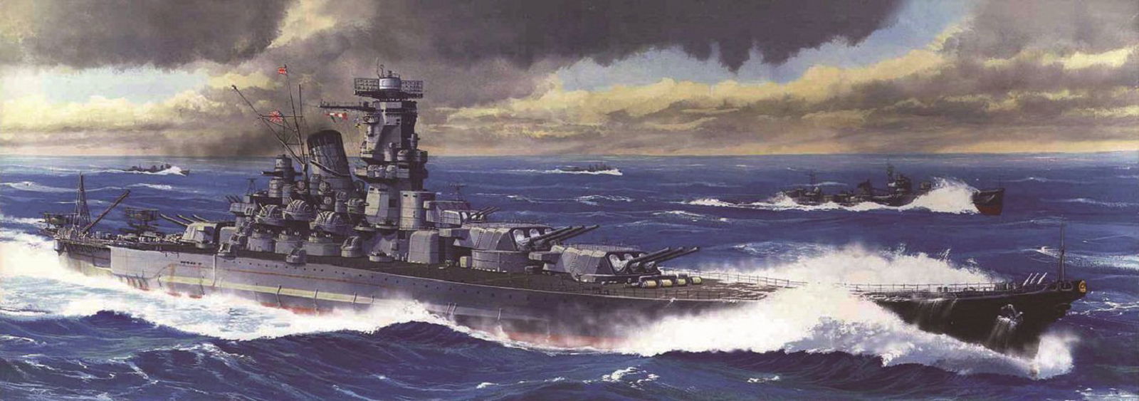 Fujimi 1/700 IJN Battleship Musashi Leyte with Base SP16 - BanzaiHobby
