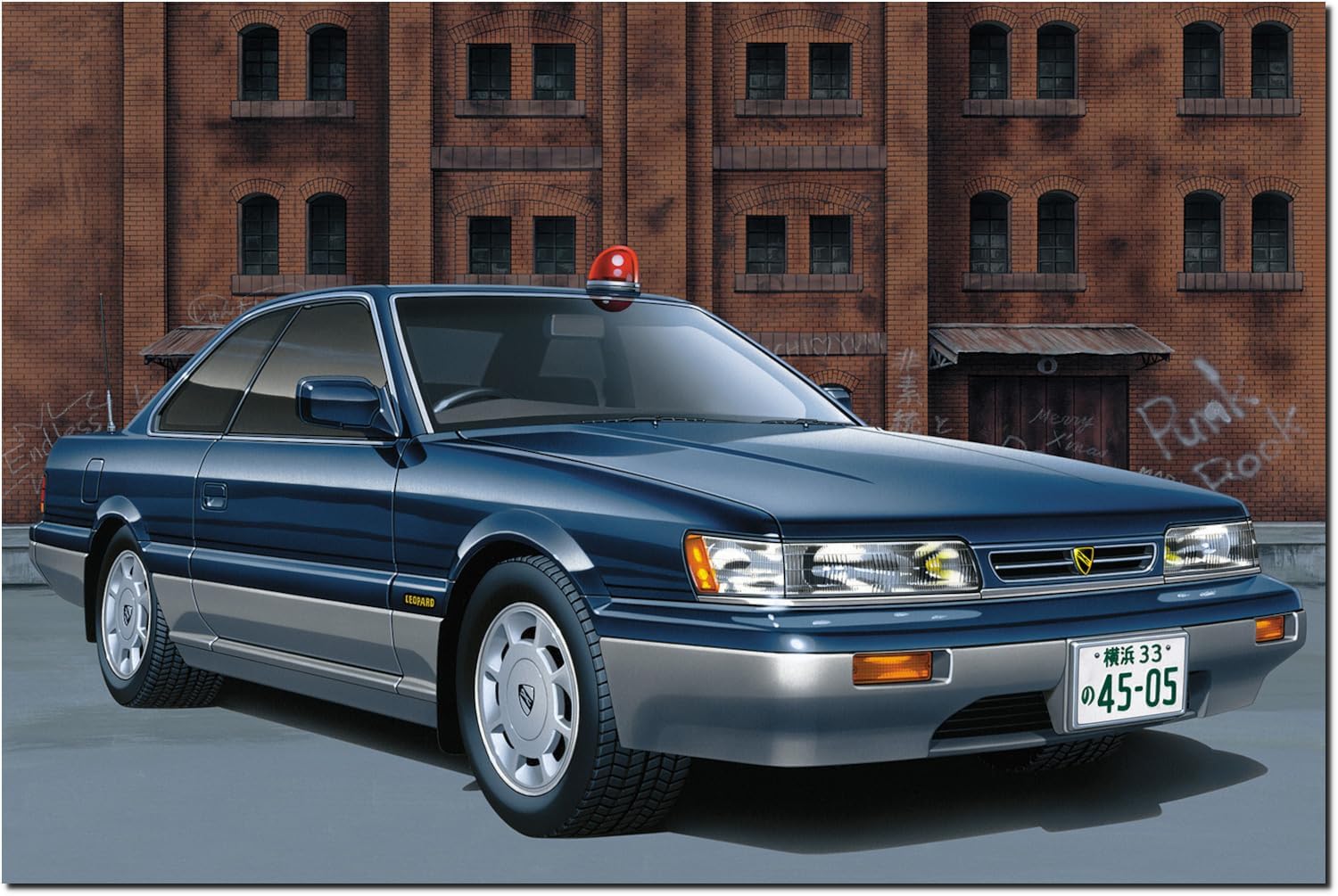 Aoshima 068649 1/24 Dangerous Detective No.2 Dangerous Detective Minato 302 Undercover Police Car - BanzaiHobby