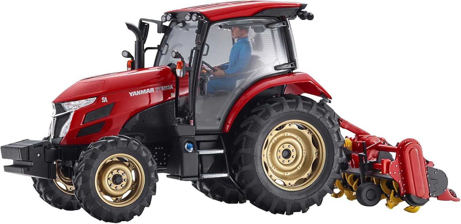 Hasegawa 66106 1/35 Construction Machinery Series Yanmar Tractor YT5113A Rotary Model - BanzaiHobby