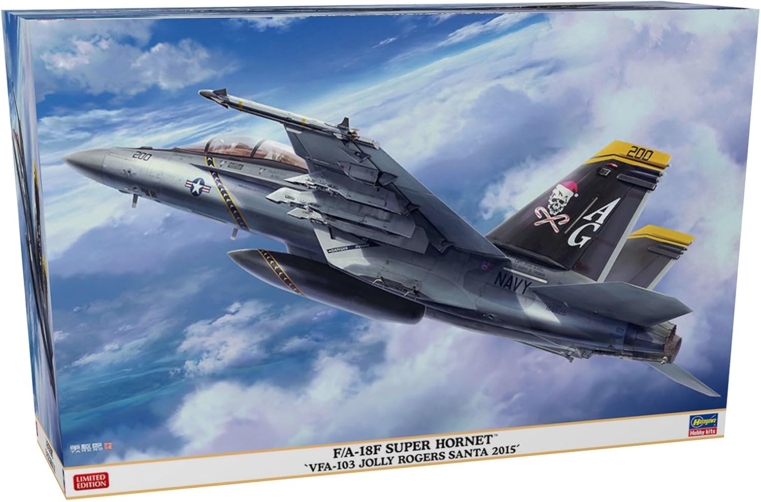 Hasegawa 07560 1/48 F/A-18F Super Hornet VFA-103 Jolly Rogers SANTA 2015