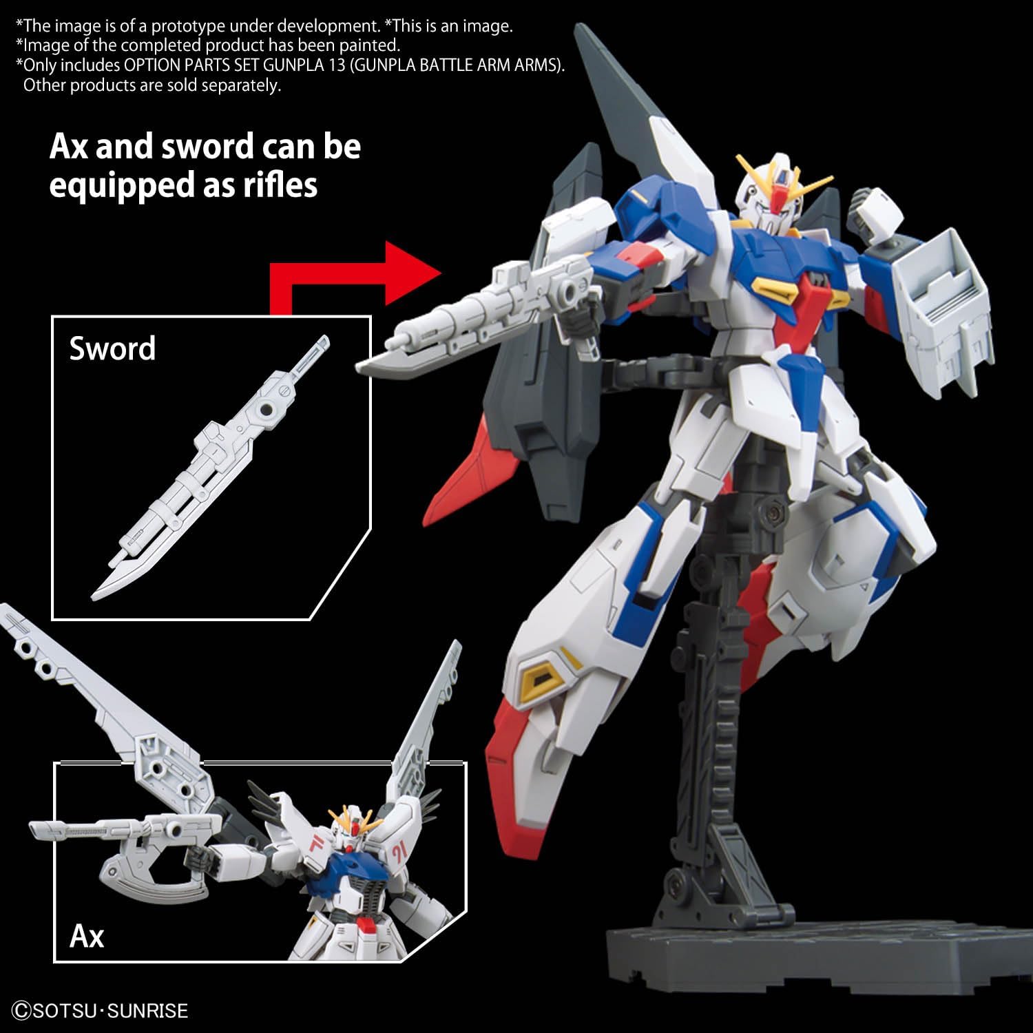 Bandai Option Parts Set, Gunpla 13 (Gunpla Battle Arms) - BanzaiHobby