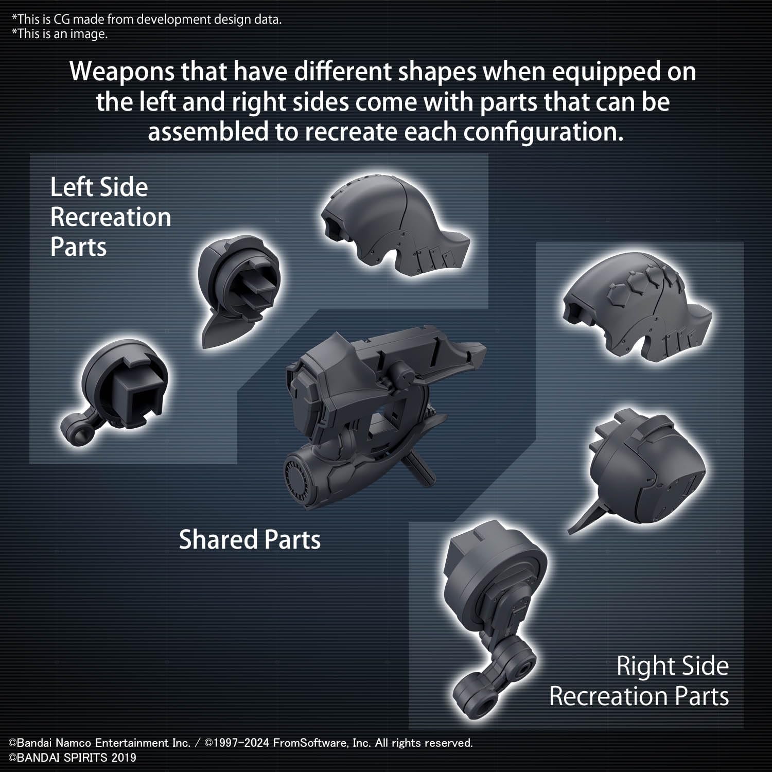 Bandai 30MM AC OP01 OPTION PARTS SET Weapon Set 01 (Armored Core VI Fires of Rubicon) - BanzaiHobby