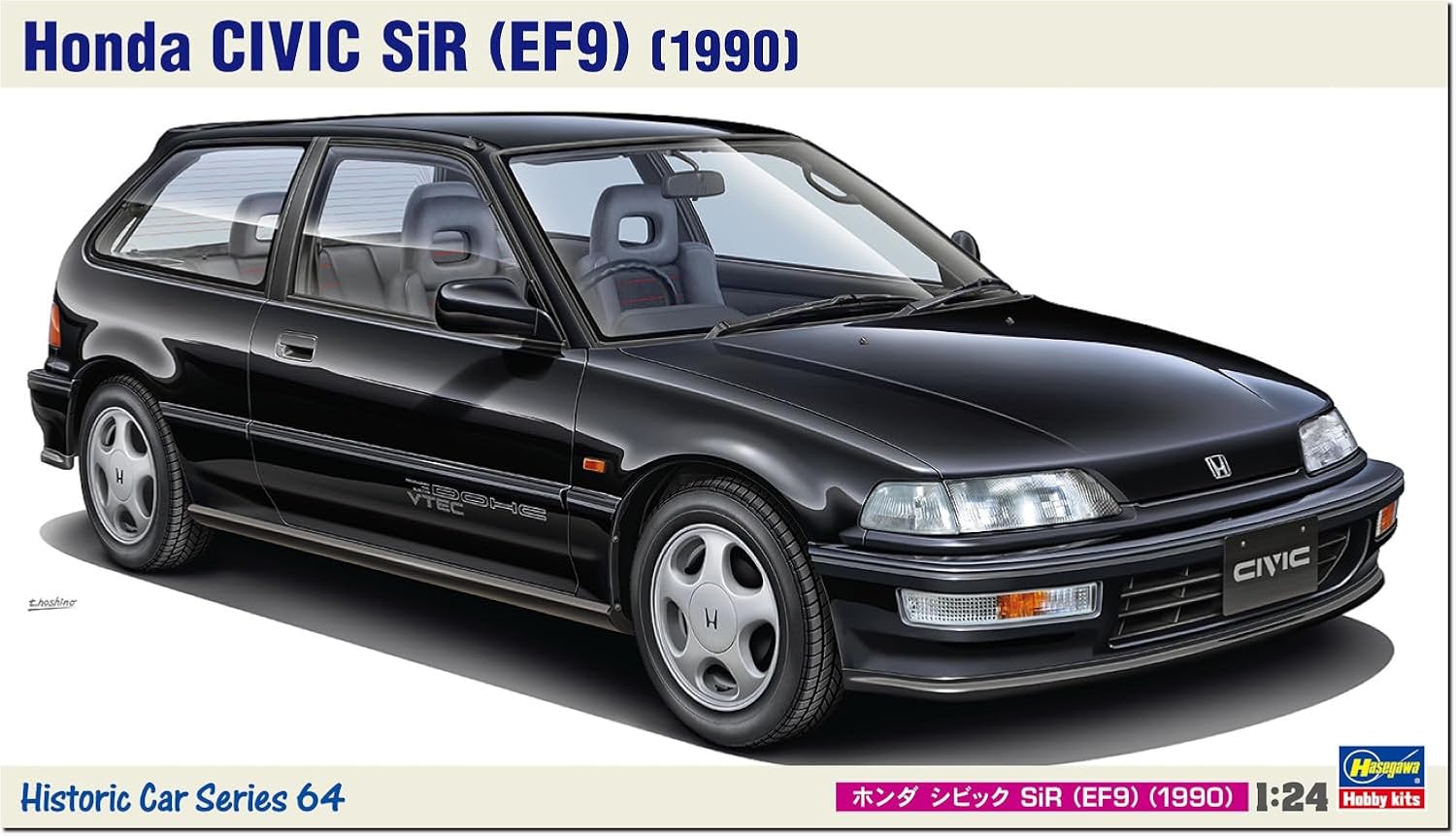 Hasegawa HC064 1/24 Honda Civic SiR (EF9) (1990) - BanzaiHobby