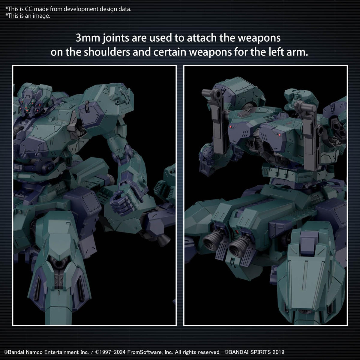 Bandai 30MM AC04 Armored Core VI Fires of Rubicon Balam Industries BD-011 Melander Liger Tail - BanzaiHobby