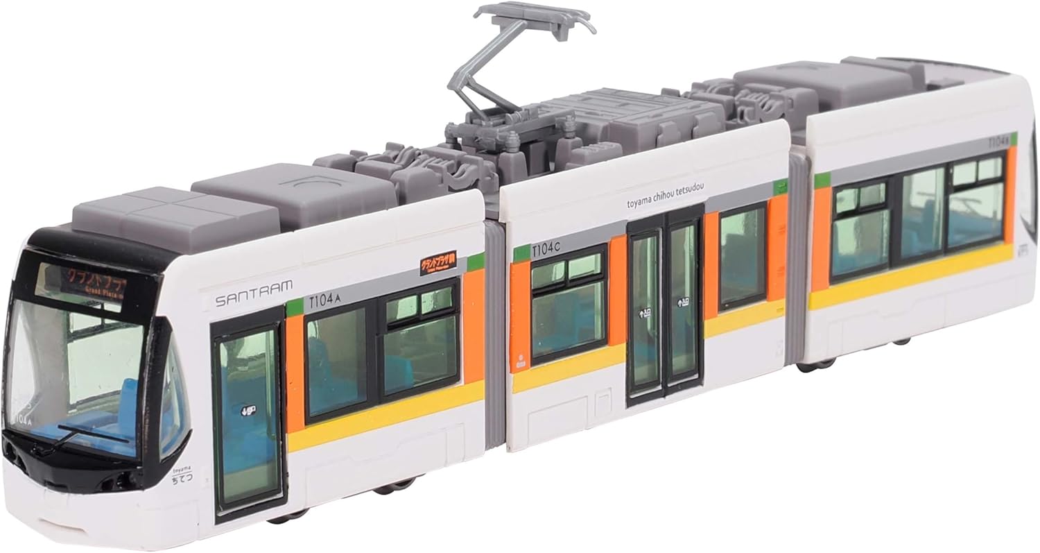 TOMYTEC The Railway Collection Toyama Chiho Railway City Tram Line T100 Series The (4th Formation) Car No. 104