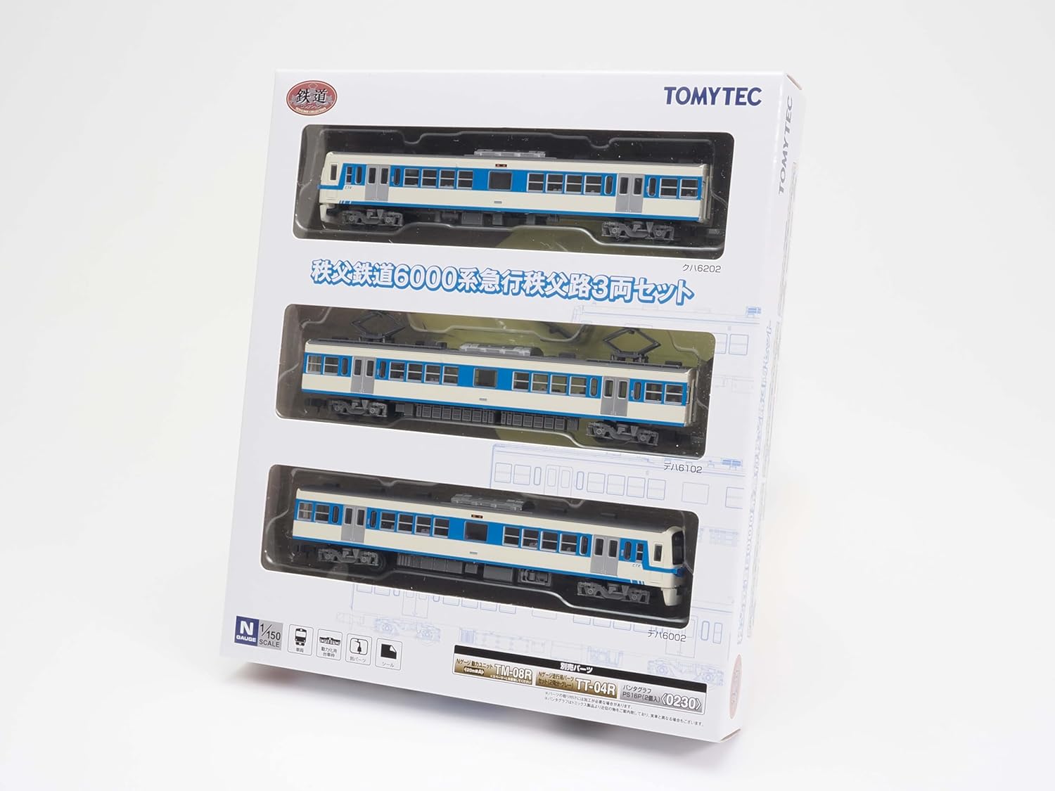 TOMYTEC Railway Collection Chichibu Railway 6000 Series Express Chichibu Line 3 Cars Set - BanzaiHobby