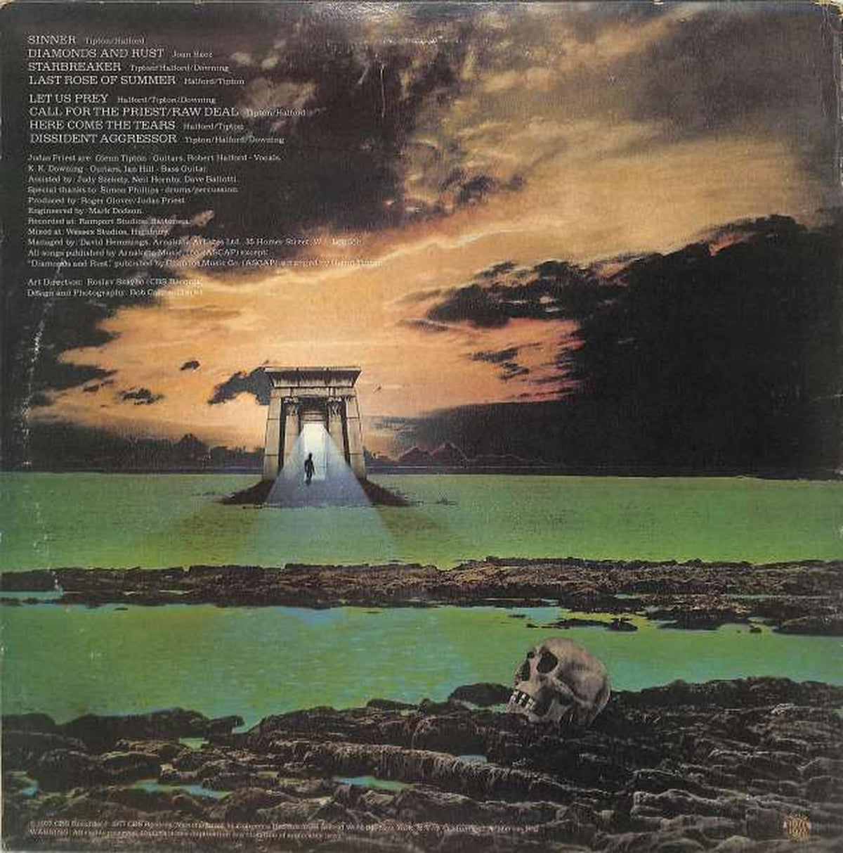 COLUMBIA Judas Priest "SIN AFTER SIN" PC34787
