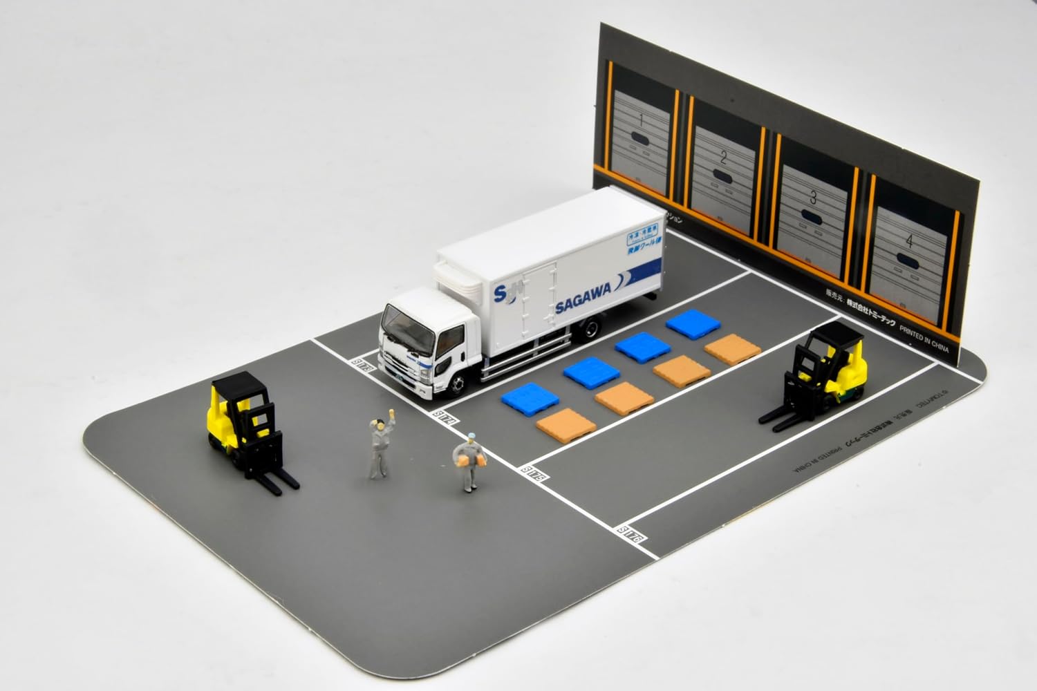TOMYTEC Truck Collection Logistics Site Truck Set E Sagawa Express - BanzaiHobby