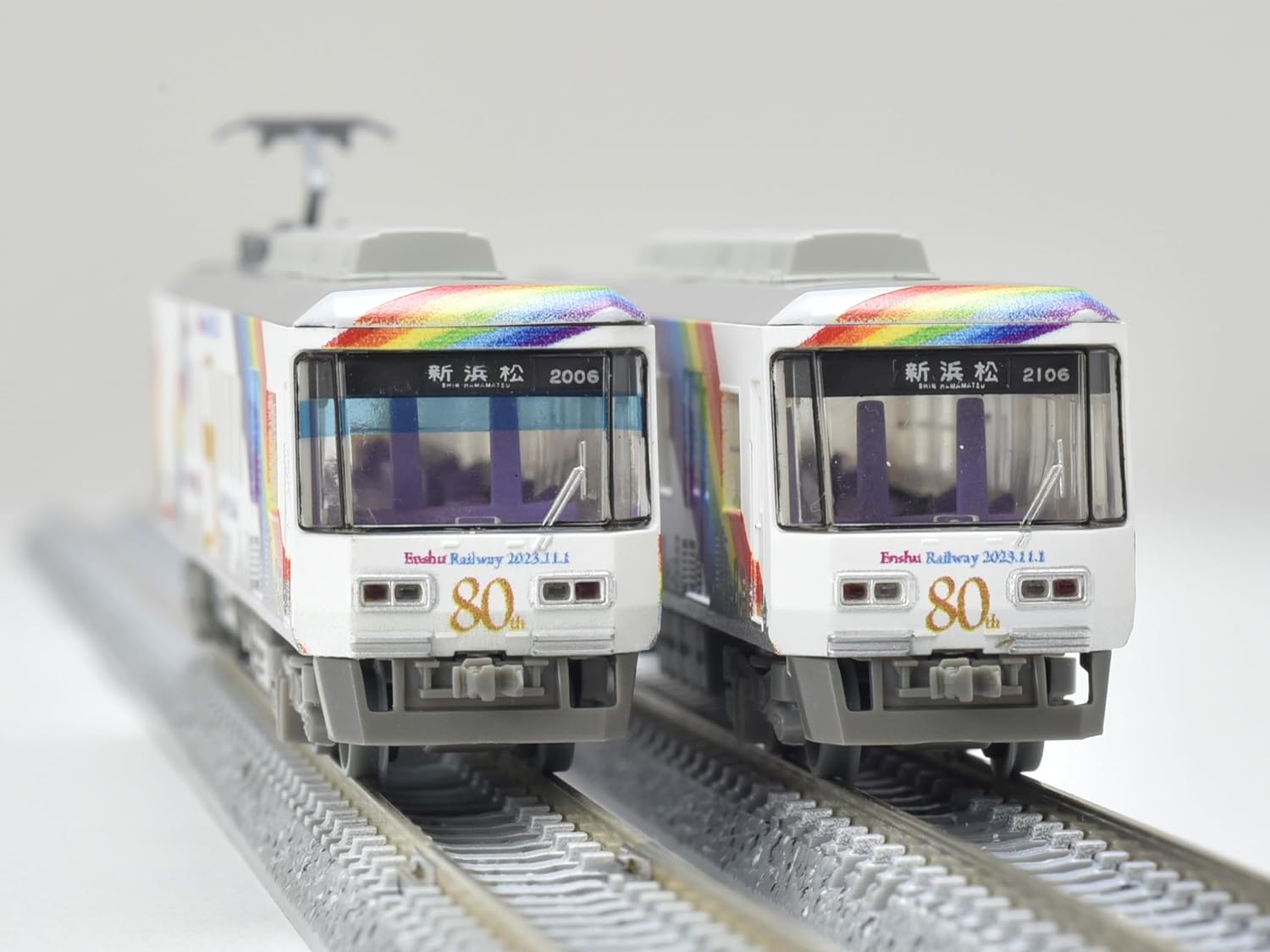 TOMYTEC Railway Collection, Enshu Railway 2000 Shape, 80th Anniversary Wrapping, 2-Car Set - BanzaiHobby
