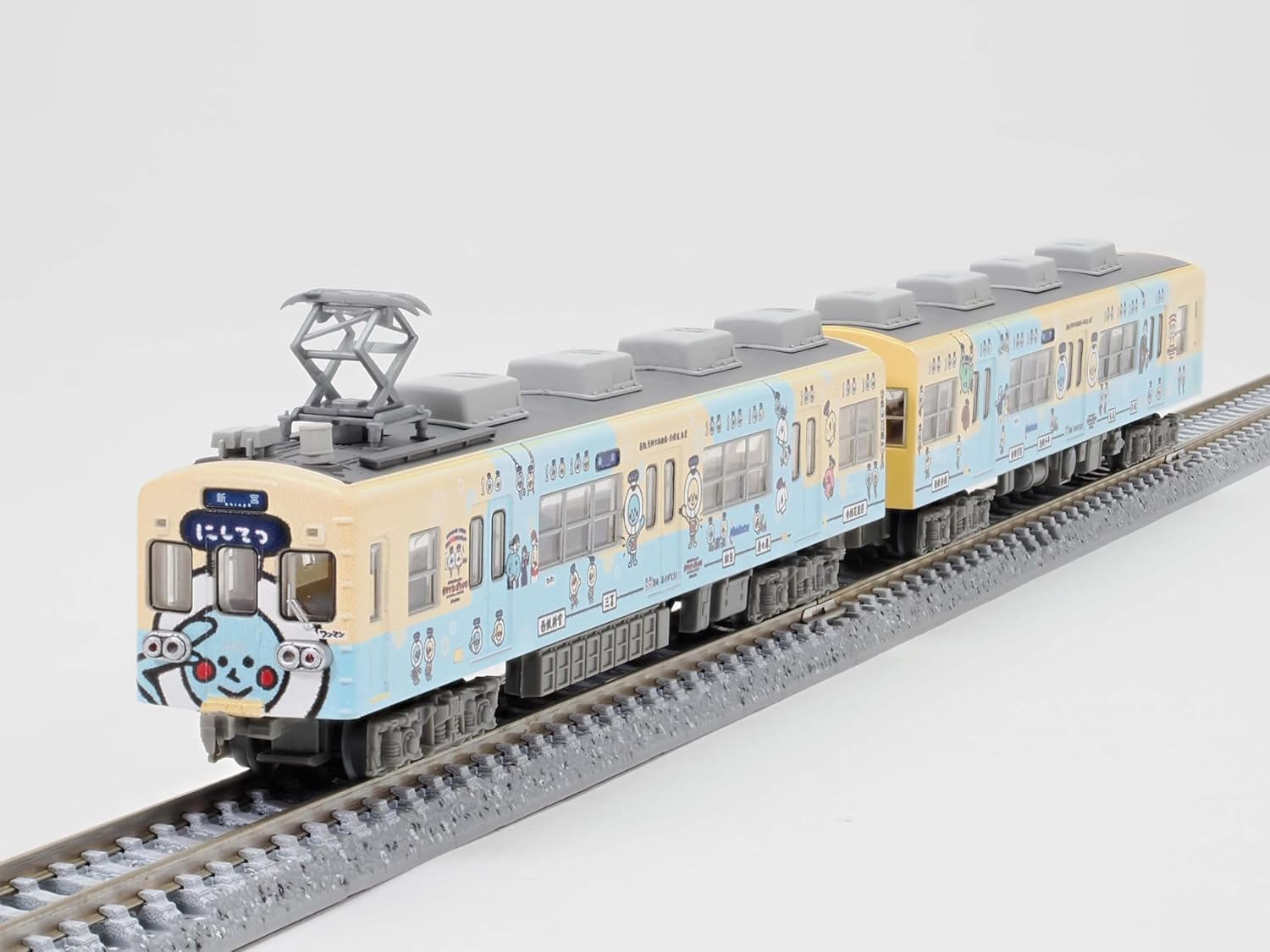 TOMYTEC Railway Collection Nishi-Nippon Railroad 600 Series Nishitetsu Kaizuka Line 100th Anniversary Wrapping Train 2 Cars Set - BanzaiHobby