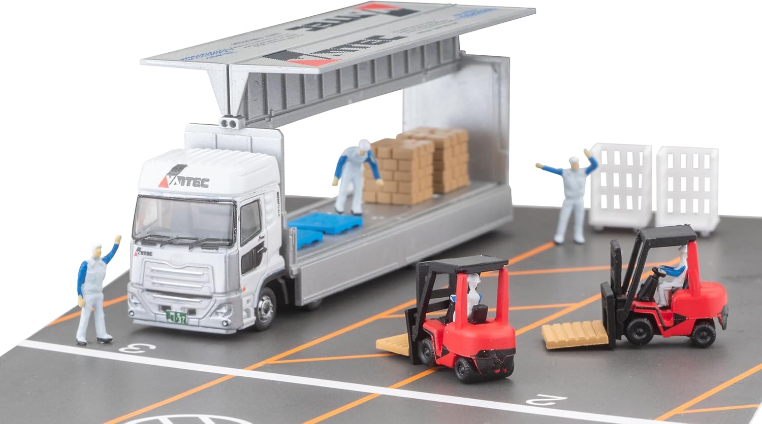 TOMYTEC Truck Collection Logistics Site Wing Van Set G Vantech - BanzaiHobby