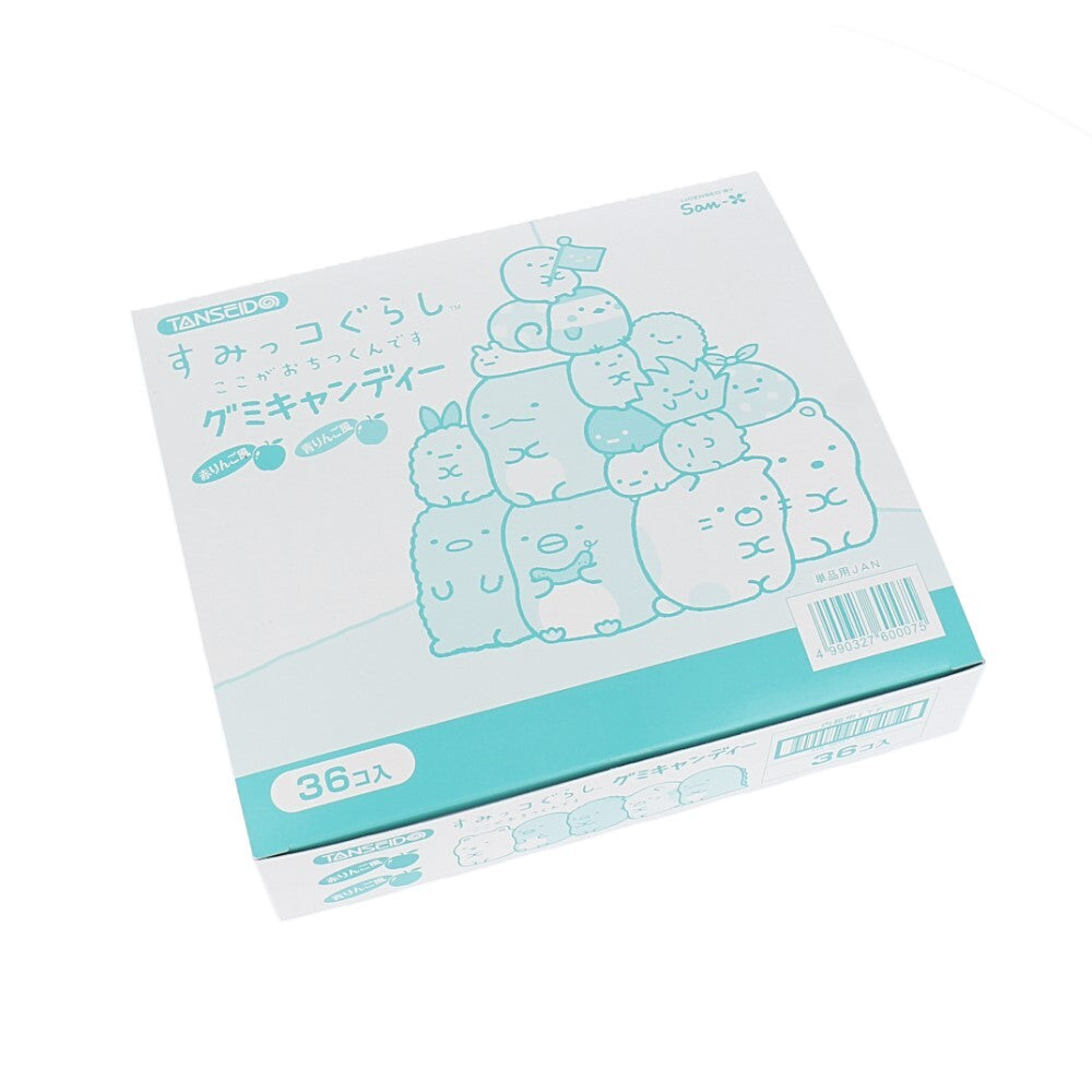 Tanseido Sumikko Gurashi Gummy Candy - Red & Green Apple,1 box (36 pcs) - BanzaiHobby