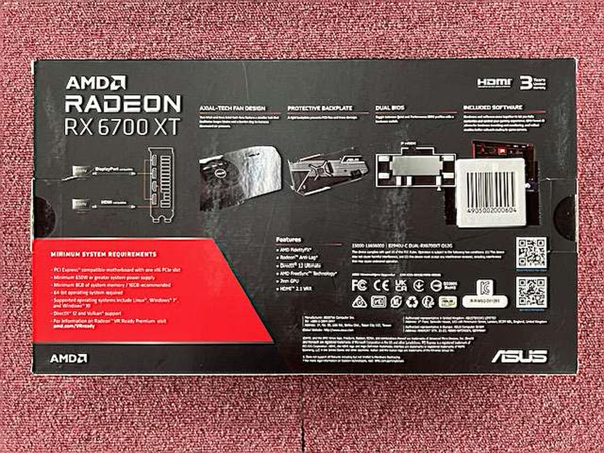 ASUS ATI PCI-Express DUAL-RX6700XT-12G