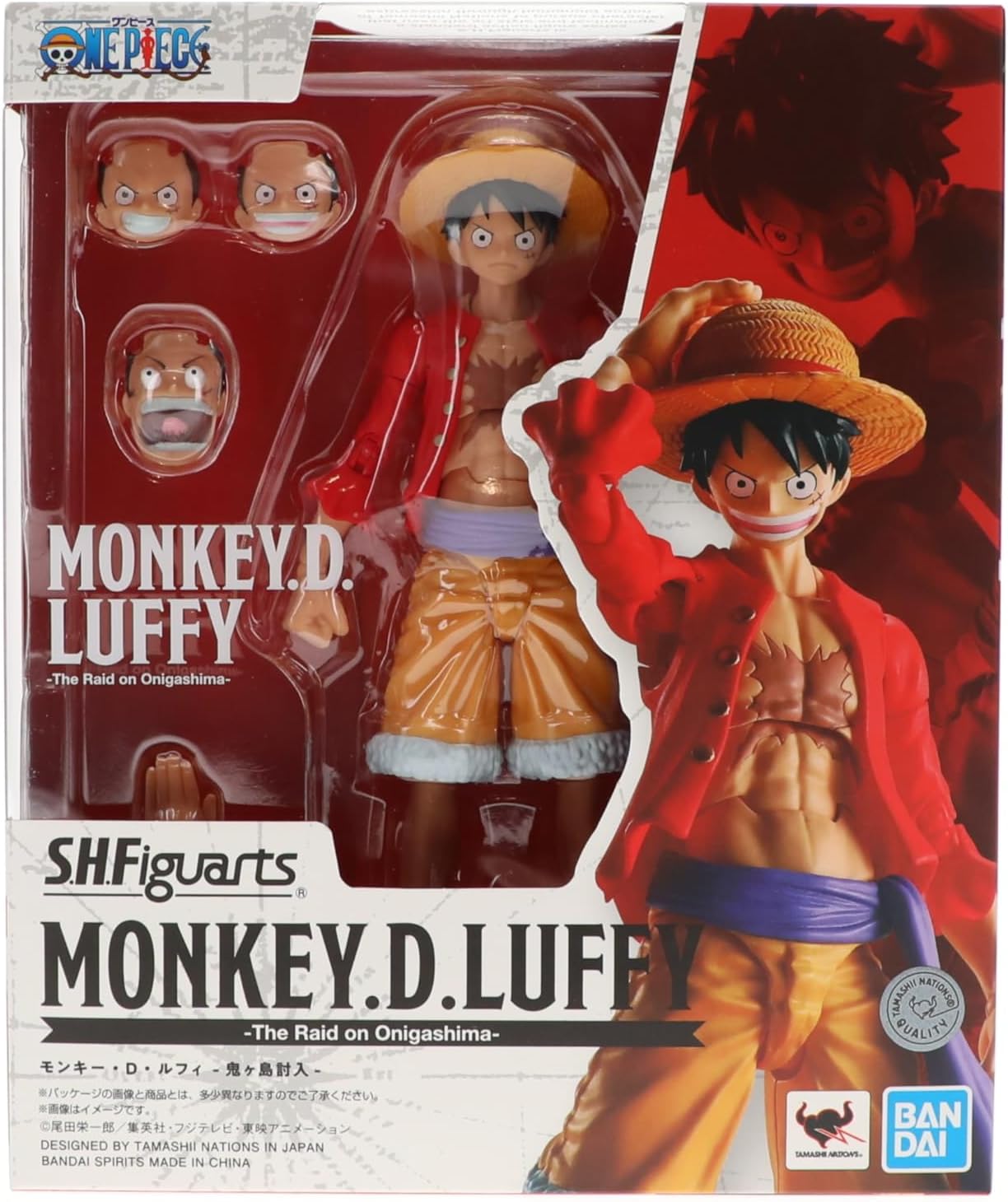 Bandai SHF Monkey D. Luffy - Onigashima Invasion - - BanzaiHobby