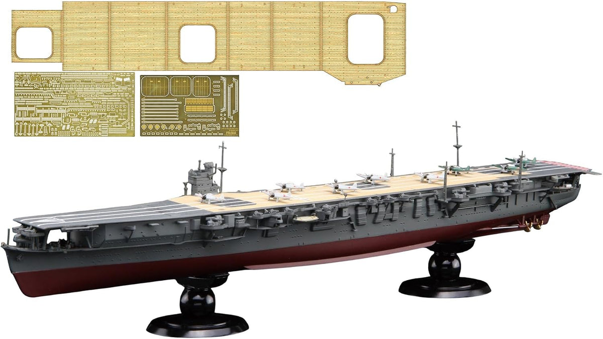 Fujimi FH-24EX-3 1/700 IJN Series No. 24 Japanese Navy Aircraft Carrier Soryu (w/ Etched Parts and Wooden Deck Decals)