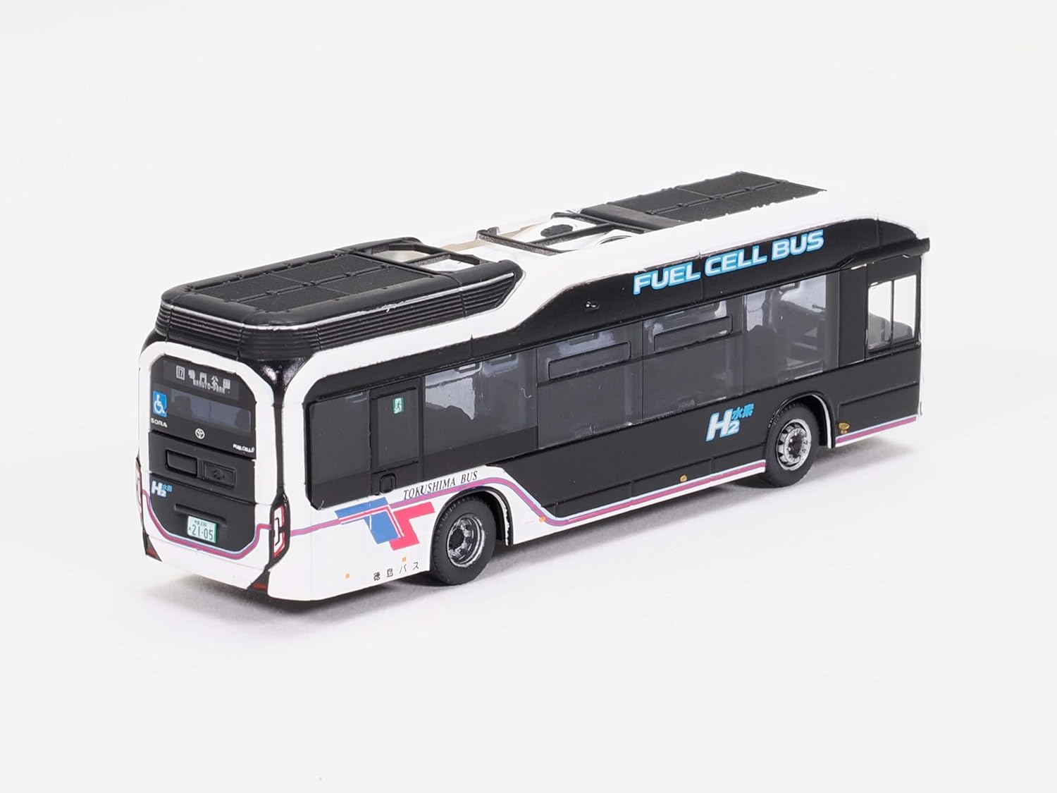 TOMYTEC Bus Collection Running System Toyota SORA Power Set (Tokushima Bus Specification) - BanzaiHobby