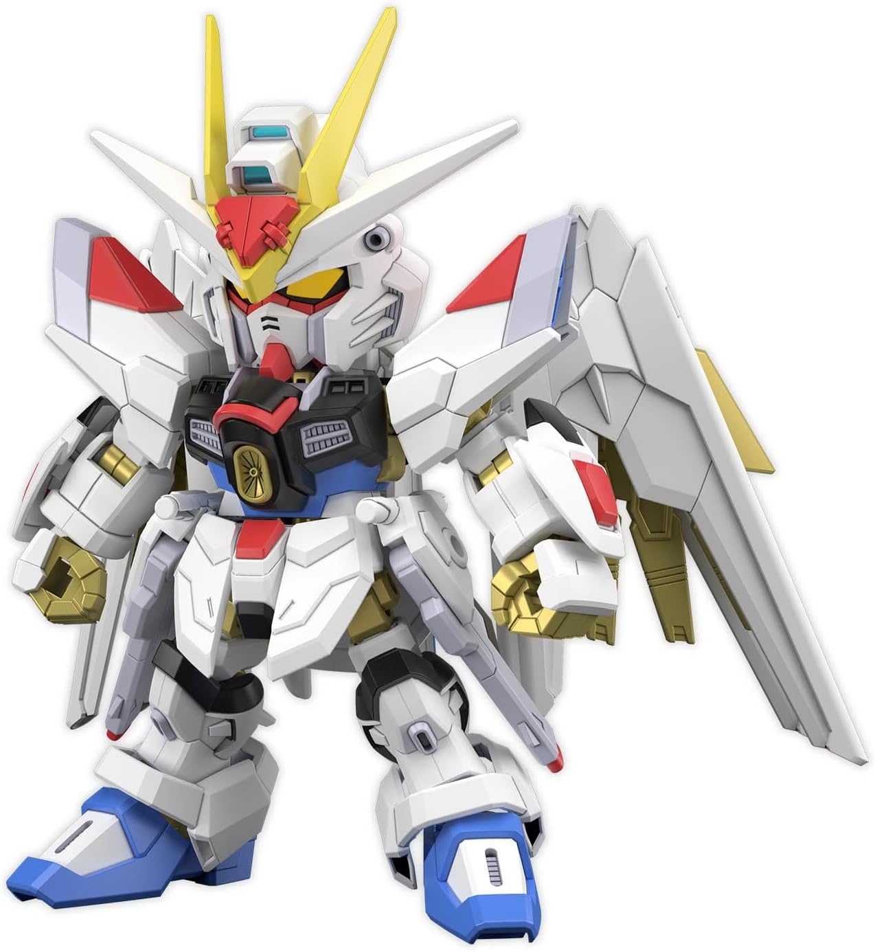 Bandai 671738 SD Gundam Cross Silhouette SDCS Mobile Suit Gundam SEED FREEDOM Mighty Strike Freedom Gundam - BanzaiHobby