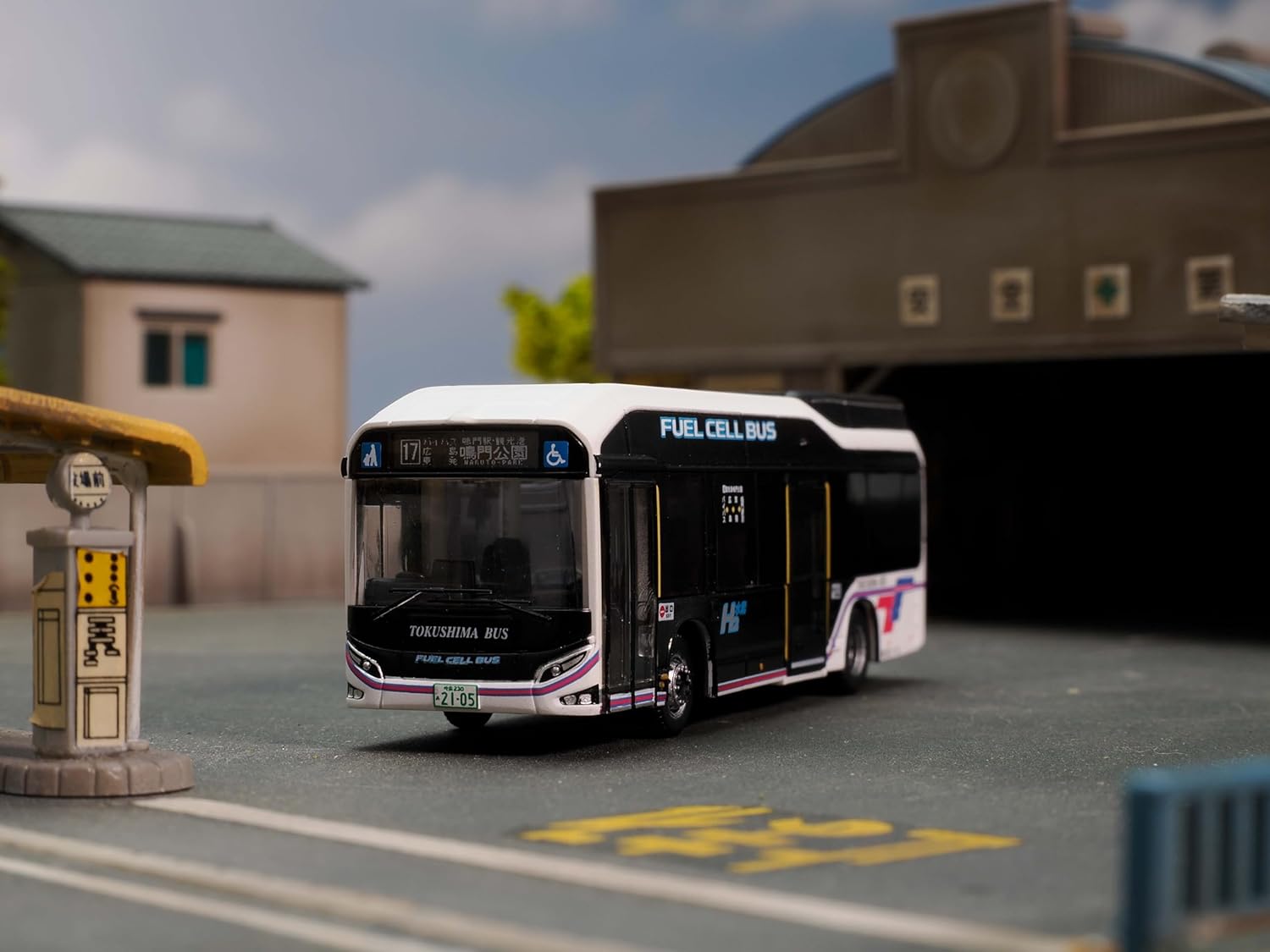 TOMYTEC Bus Collection Running System Toyota SORA Power Set (Tokushima Bus Specification) - BanzaiHobby