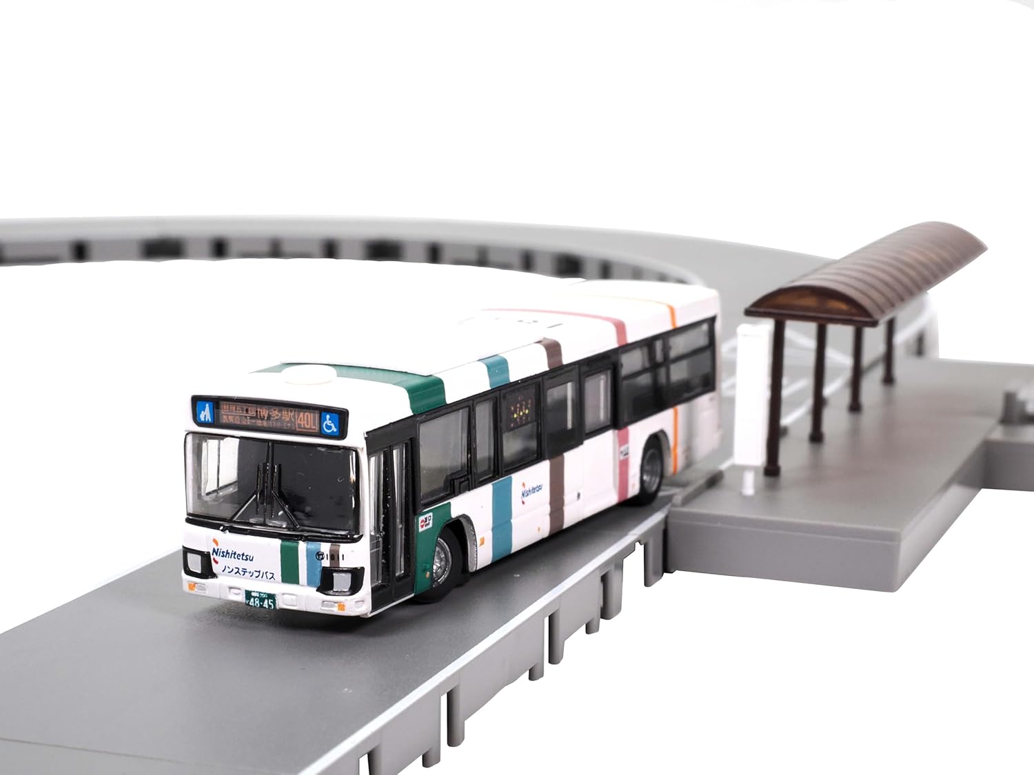 TOMYTEC The Bus Collection The Moving Bus System Basic Set A5 Isuzu Erga (Nishi-Nippon Railroad Specification)