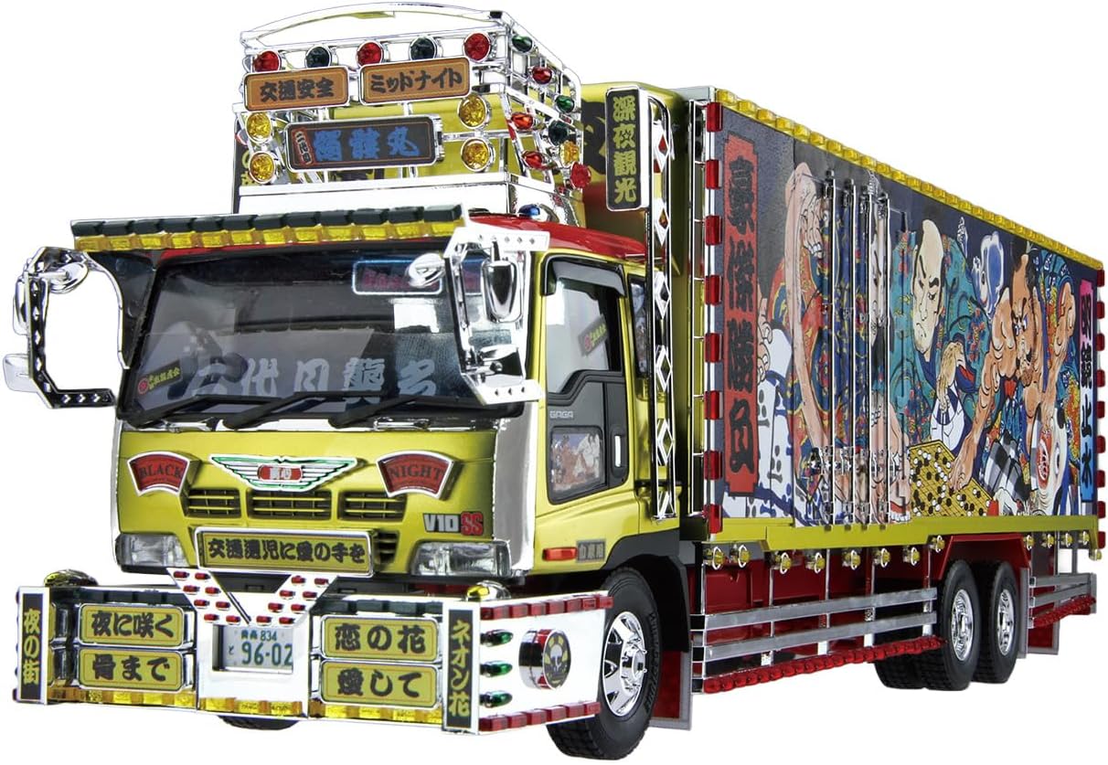 AOSHIMA 1/32 The Dekotora No.2 Second Generation Dokuromaru - BanzaiHobby