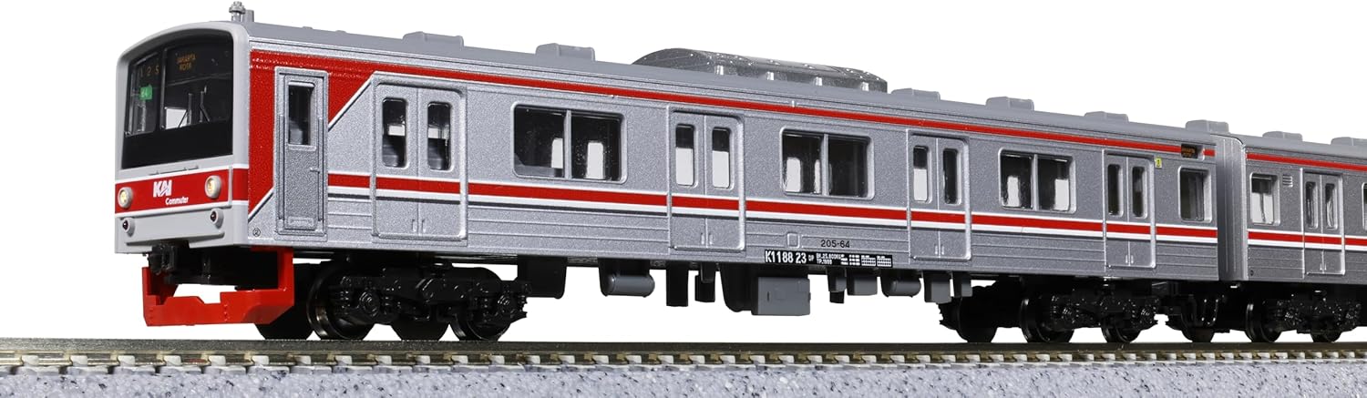KATO 10-1755 N Gauge Indonesian Commuter Railway 205 Series 12-Car Set - BanzaiHobby